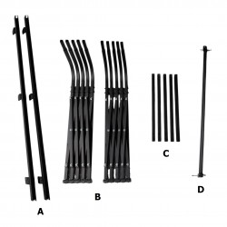 TEKNOGEN Triporter / Kamyonet Kızaklı Kasa Kapama Sistemi (Rebat SU-68000)