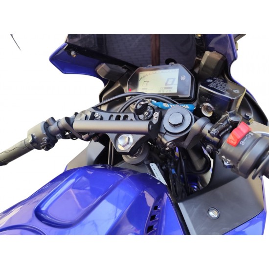 YAMAHA R3 / R25 Smart Bar - Telefon Tutucu Standı (2018 - 2025 Modelleri için)