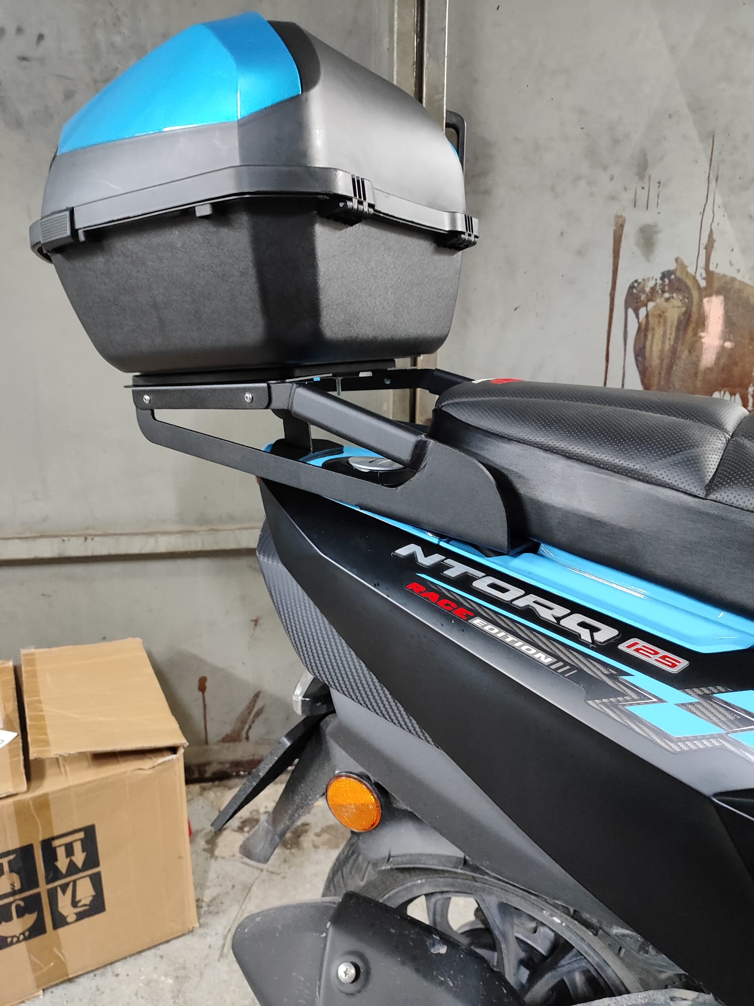 TVS Ntorq 125 Çanta Demiri (ELCİKLİ ve DESTEK APARATLI) - Görsel 7